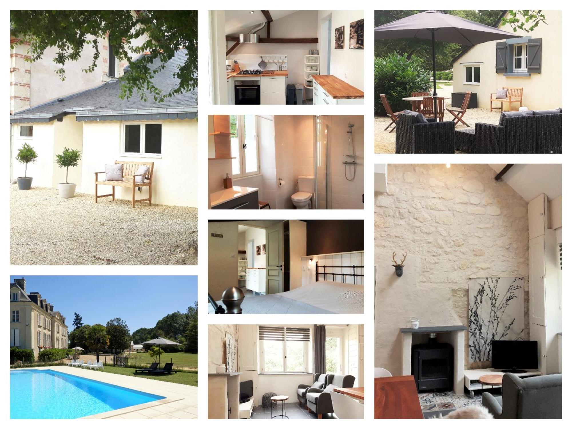 Chateau La Mothaye - Self Catering Apartments With Pool In The Loire Valley Les Bois-d'Anjou Camera foto